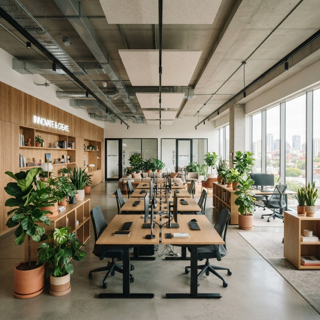 A modern office designed and furnished for Brightpath
